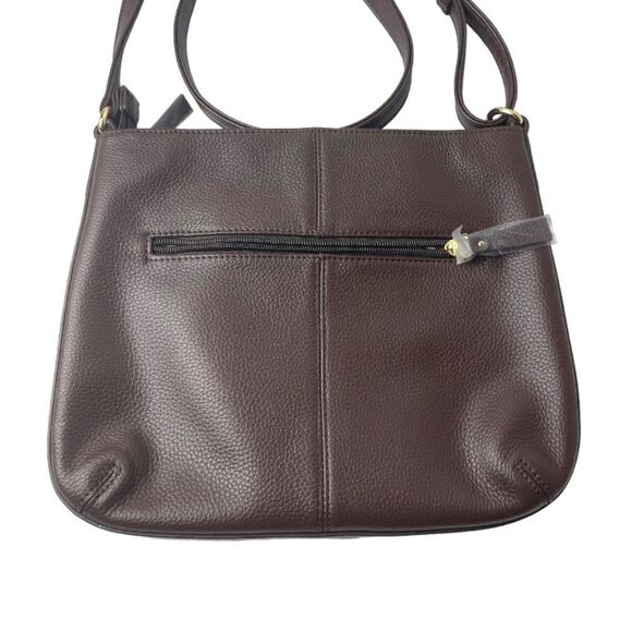 NWT GIANI BERNINI Horsebit-Detail Leather Crossbody - Picture 2 of 3